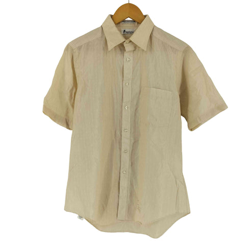 BRONZINI 70s ユニオンチケット 総柄 シアーシャツ メンズ 15