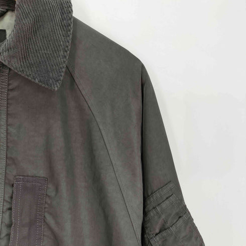 ヒューストン HOUSTON GARMENT DYE NYLON HUNTING JACKET / ガーメントダイナイロンハンティングジャケット メンズ JPN:M