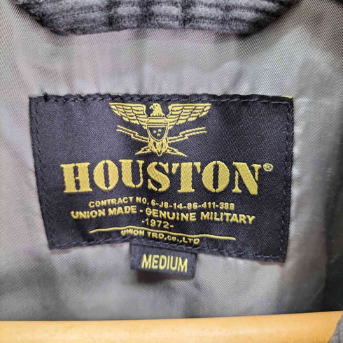 ヒューストン HOUSTON GARMENT DYE NYLON HUNTING JACKET / ガーメントダイナイロンハンティングジャケット メンズ JPN:M