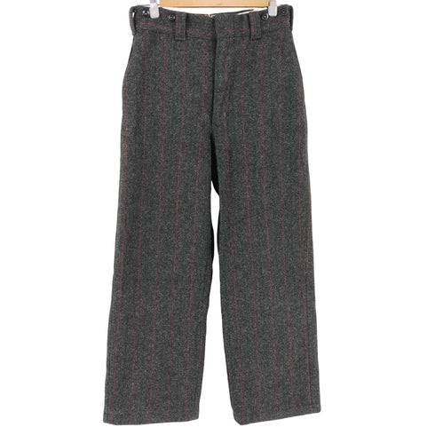 ウールリッチ WOOLRICH 70S ロケットTALON ウール混 ストライプパンツ メンズ