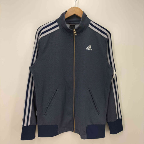 アディダス adidas パフォーマンスロゴ 刺繍 スリーストライプ トラックジャケット パンツ セットアップ メンズ import:L