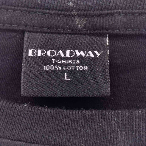 ブロードウェイ BROADWAY バンドプリントクルーネックTシャツ メンズ JPN:L
