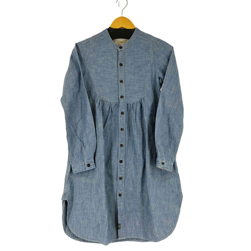 ゴーヘンプ GOHEMP ヘンリーネック デニムワンピース レディース JPN:XS
