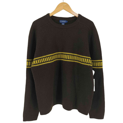 ジェイクルー J.CREW 90S ウール100 フロントデザインニット メンズ import:L