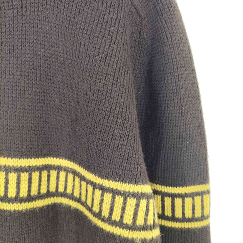 ジェイクルー J.CREW 90S ウール100 フロントデザインニット メンズ import:L