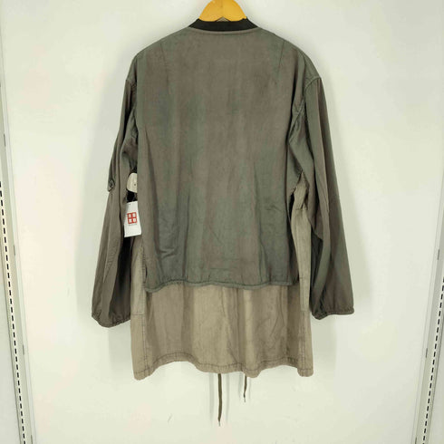 ゼロエイトサーカス 08sircus Layered MA-1 jacket (garment dyed) レイヤード MA-1ジャケット ガーメントダイ メンズ 5