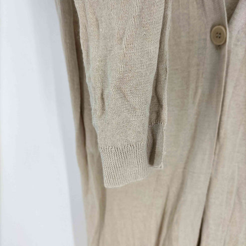 セオリー theory NEW HARBOR MAXI CARDIGAN リネンレーヨン ロングカーディガン レディース