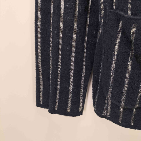 ラルディー二 LARDINI KNITWEAR コットンパイル 2B シングル ニット ジャケット メンズ import:L