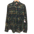 ザラマン ZARA MAN SLIM FIT チェック フラワープリント レギュラーカラー L/S シャツ メンズ import:XL