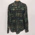 ザラマン ZARA MAN SLIM FIT チェック フラワープリント レギュラーカラー L/S シャツ メンズ import:XL