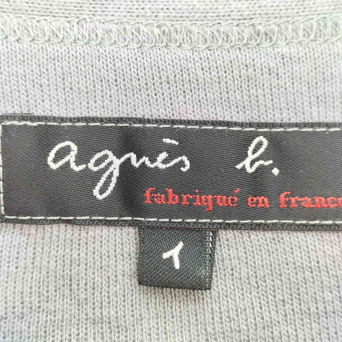 アニエスベー agnes b. FABRIQUE EN FRANCE 前開き カーディガン レディース
