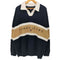 トミージーンズ tommy jeans フロントロゴ コットン ニットポロ メンズ import:XL