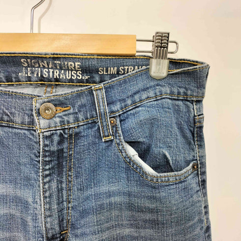 リーバイス Levis SIGNATURE SLIM STRAIGHT ジップフライデニムパンツ メンズ W30 L32