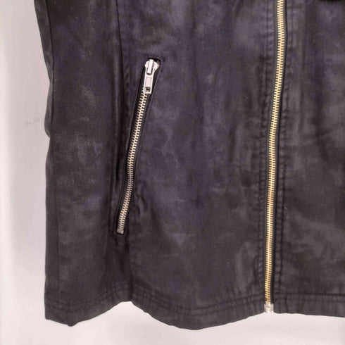 モッシモ MOSSIMO Y2K マルチポケット エポレット付き 八の字ジップ コーティング ジップアップジャケット メンズ import:M