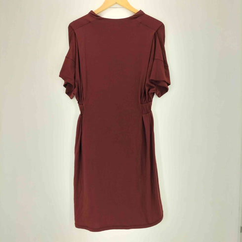 マメクロゴウチ Mame Kurogouchi 14SS ギャザーデザインvネックワンピース レディース 1