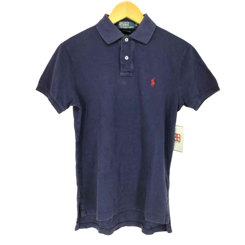 ポロバイラルフローレン Polo by RALPH LAUREN CUSTOM FIT ポニー刺繍ポロシャツ メンズ S