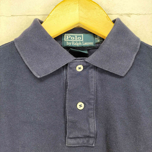 ポロバイラルフローレン Polo by RALPH LAUREN CUSTOM FIT ポニー刺繍ポロシャツ メンズ S