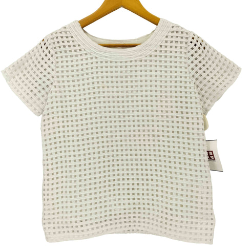 アピューピル A PUPIL メッシュ S/S クルーネックトップス レディース