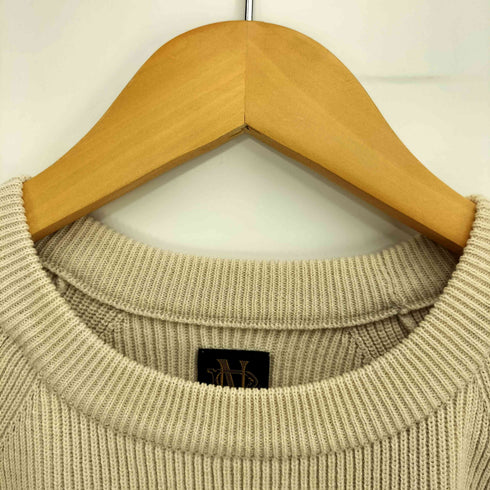 バトナー BATONER HARD TWIST WOOL CREW NECK ハードツイストウール クルーネックニット メンズ JPN:2