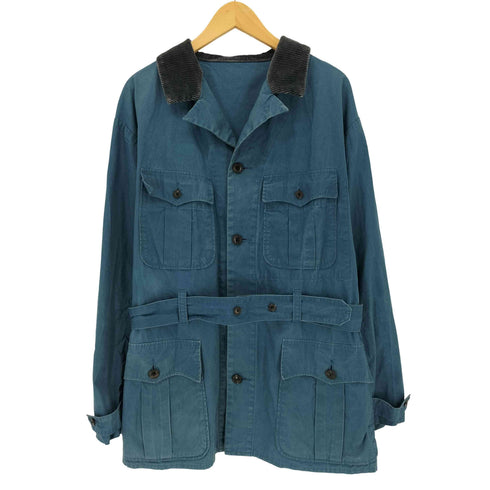 ポータークラシック PORTER CLASSIC PARAFFIN CORDUROY BINGHAM JACKET マルチポケット 襟コーデュロイ ジャケット メンズ JPN:L