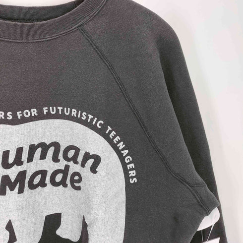 ヒューマンメイド HUMAN MADE 22AW RAGLAN CREWNECK SWEATHIRT メンズ import:L
