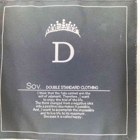 Sov. DOUBLE STANDARD CLOTHING テーラードベスト レディース FREE