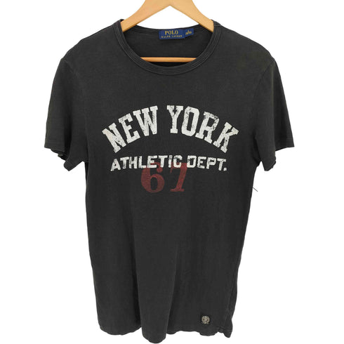 ポロラルフローレン POLO RALPH LAUREN 現行タグ NEW YORK ATHLETIC DEPT 67 クルーネック S/S Tシャツ メンズ import:S