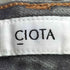 シオタ CIOTA インディゴ スビンコットン 13.5oz ワイドテーパードデニム メンズ 32