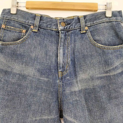 トミー TOMMY ESTABLISHED 1985 バックロゴ デニムショートパンツ メンズ M