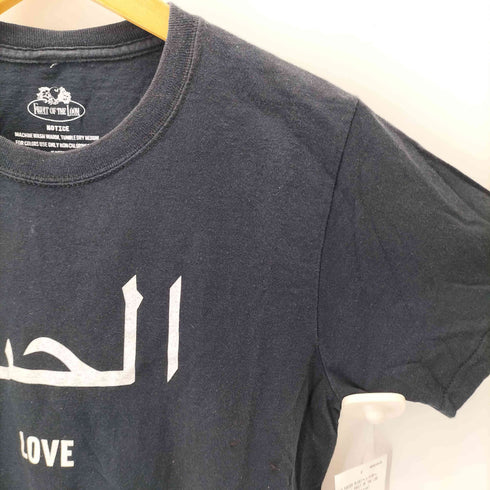 ヘッドポータープラス HEAD PORTER PLUS アラビア語プリントクルーネックTシャツ メンズ import:S