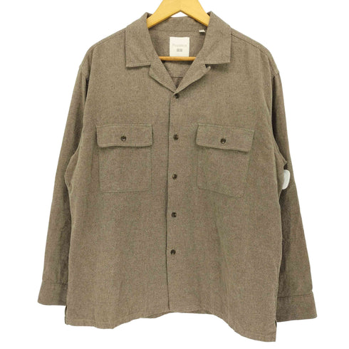 ユニクロジェイダブリューアンダーソン UNIQLO JW ANDERSON 25AW ブラッシュドコットンオーバーサイズシャツ メンズ JPN:L