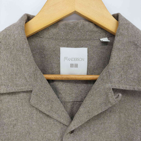 ユニクロジェイダブリューアンダーソン UNIQLO JW ANDERSON 25AW ブラッシュドコットンオーバーサイズシャツ メンズ JPN:L