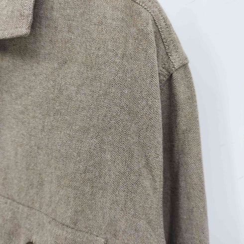 ユニクロジェイダブリューアンダーソン UNIQLO JW ANDERSON 25AW ブラッシュドコットンオーバーサイズシャツ メンズ JPN:L