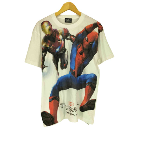 フロントプリントクルーネックムービーTシャツ メンズ L