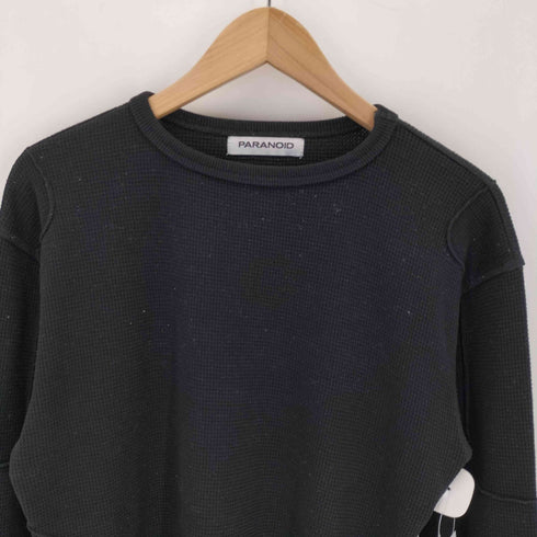 パラノイド PARANOID 24SS ワッフル クルーネックロンT メンズ import:M