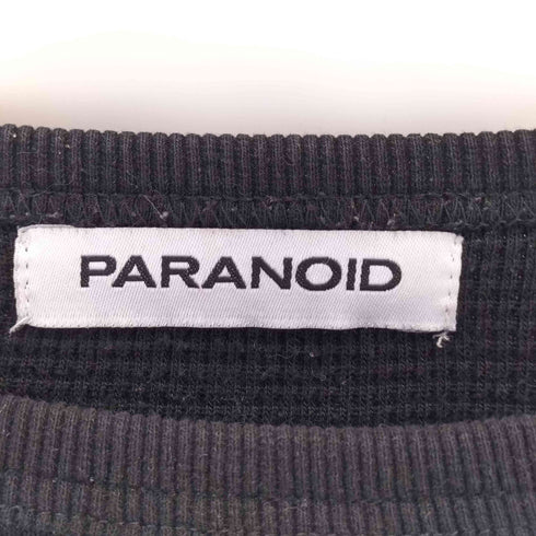 パラノイド PARANOID 24SS ワッフル クルーネックロンT メンズ import:M