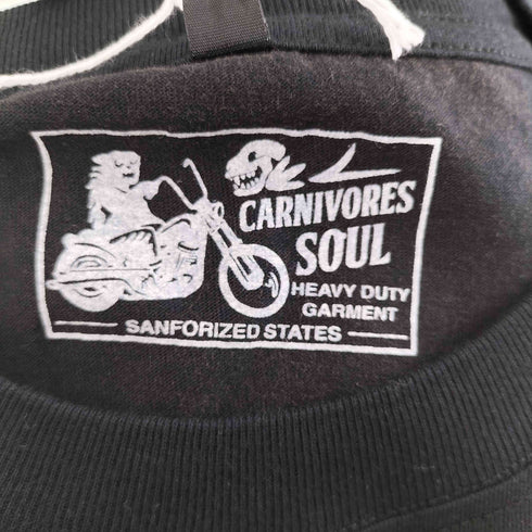 CARNIVORES SOUL フロントプリントクルーネックTシャツ メンズ XL