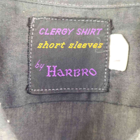 Harbro 比翼 半袖シャツ メンズ 15 1/2