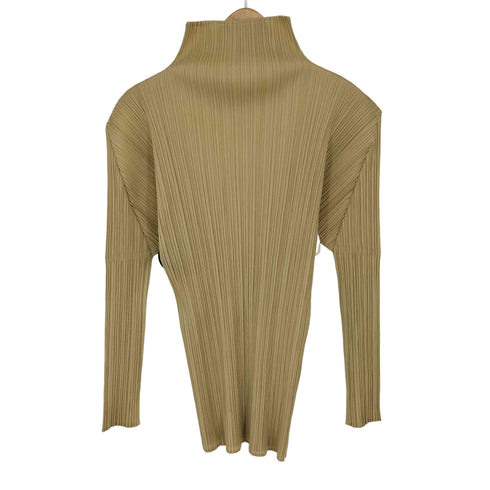 プリーツプリーズイッセイミヤケ PLEATS PLEASE ISSEY MIYAKE OLD モックネックプリーツカットソー レディース JPN:4