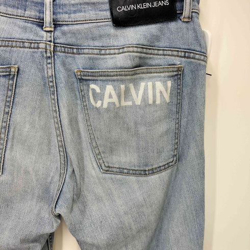 カルバンクラインジーンズ Calvin Klein Jeans BODY アイスブルー ストレート デニム パンツ メンズ W30 L32
