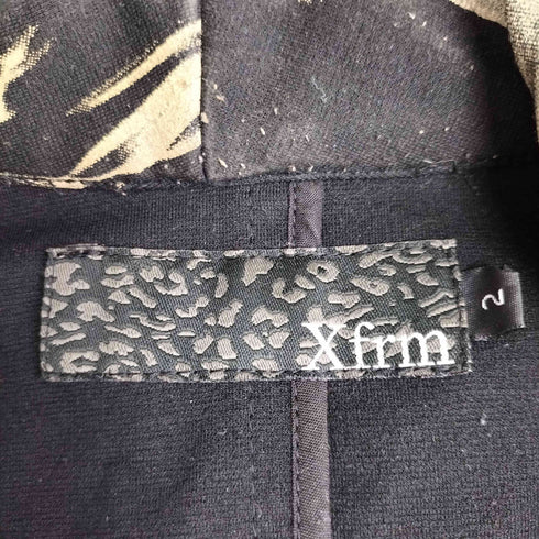 Xfrm 総柄 七分 テーラードジャケット メンズ