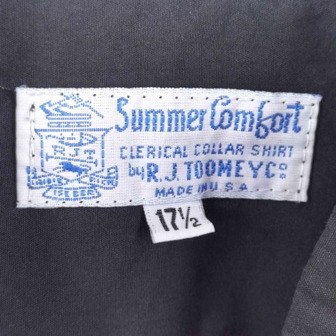 R.J Toomey 70s Summer Comfort クレリルカルカラーシャツ メンズ 17 1/2