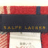 ラルフローレン RALPH LAUREN タータンチェック ウール ポニー刺繍 フリンジ ブランケット レディース