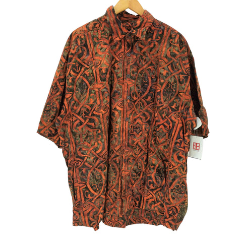 JOHARI WEST 90-00S OLD 総柄 アロハ シャツ メンズ 3XL