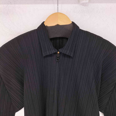 プリーツプリーズイッセイミヤケ PLEATS PLEASE ISSEY MIYAKE OLD プリーツジップジャケット レディース JPN:3
