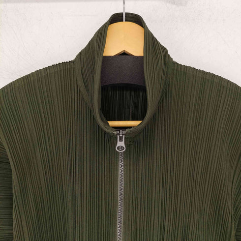 プリーツプリーズイッセイミヤケ PLEATS PLEASE ISSEY MIYAKE OLD プリーツジップジャケット レディース JPN:4
