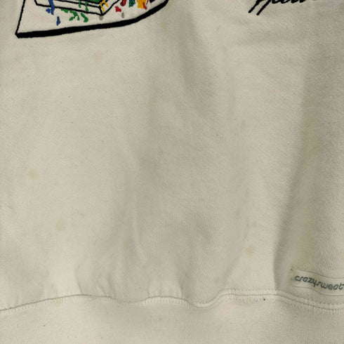 クレイジーシャツ CRAZY SHIRTS フロント刺繍 L/S スウェット トレーナー メンズ JPN:S