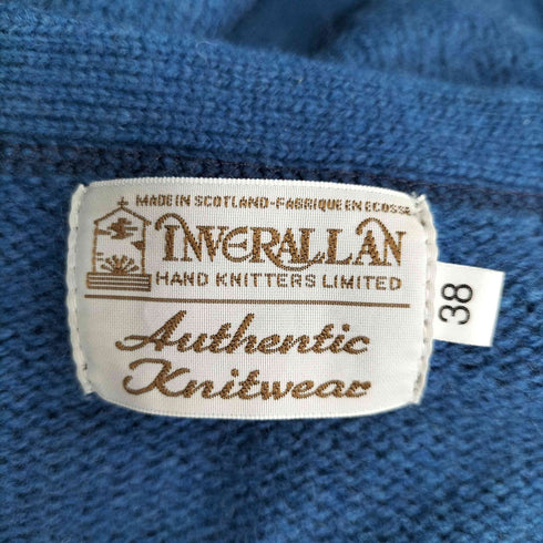 インバーアラン INVERALLAN ウールニットカーディガン メンズ UK:38