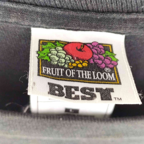 フルーツオブザルーム FRUIT OF THE LOOM 90s ポリスオフィサー 両面プリント メッセージTシャツ メンズ L