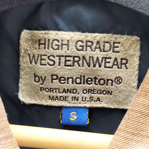ペンドルトン PENDLETON 70-80s TALONジップ ウエスタン ワークジャケット ネイティブ柄 メンズ S